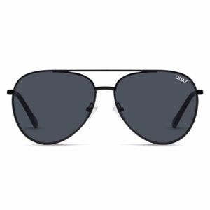 NEW Quay Starry Eyed Sunglasses Black/Smoke